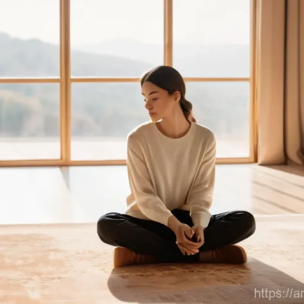 선택 기준 명확화의 효과를 극대화하는 방법 - A serene and contemplative image of a young adult, dressed in elegant but modest long-sleeved attire...