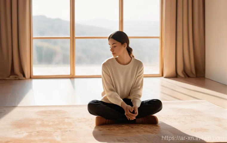 선택 기준 명확화의 효과를 극대화하는 방법 - A serene and contemplative image of a young adult, dressed in elegant but modest long-sleeved attire...